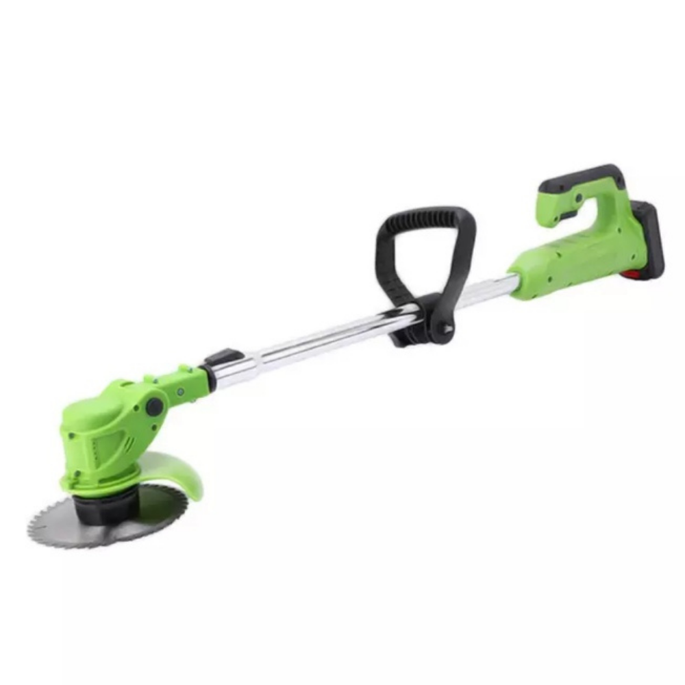 Grazer™ : Best Powerful Electric Battery Operated Cordless Metal Blade Weed Eater / Grass Trimmer